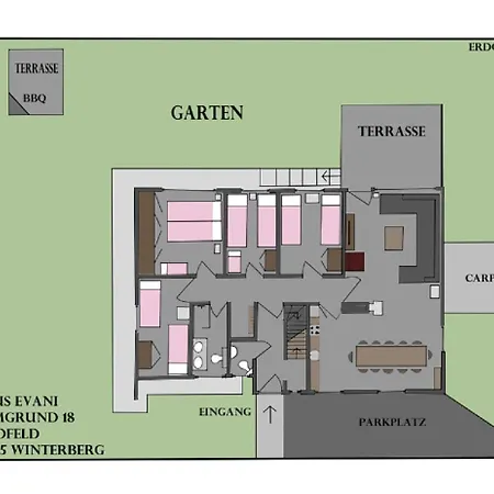 Casa de Férias Ferienhaus Hildfeld Winterberg